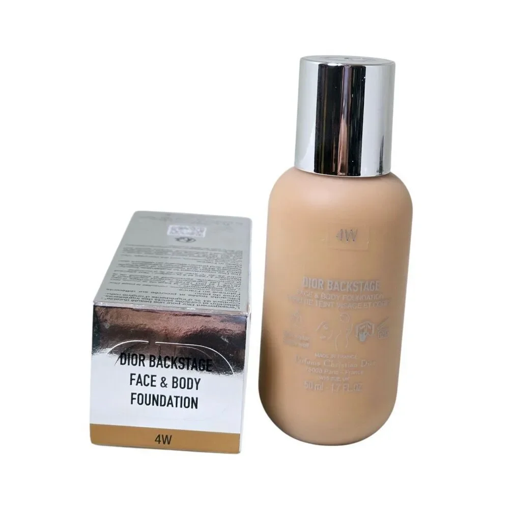 CHRISTIAN DIOR FACE & BODY FOUNDATION - Shade 4W - 1.7 OZ